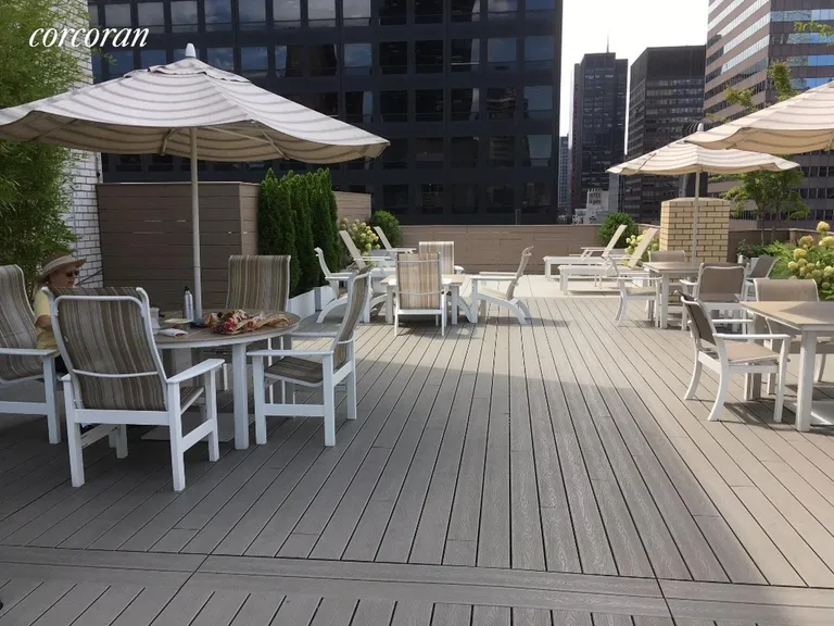 New York City Real Estate | View 200 East 57th Street, 3D | Roof Deck | View 12