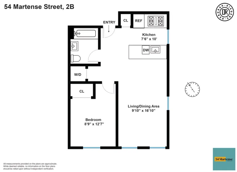 54 Martense Street, 2B | floorplan | View 12