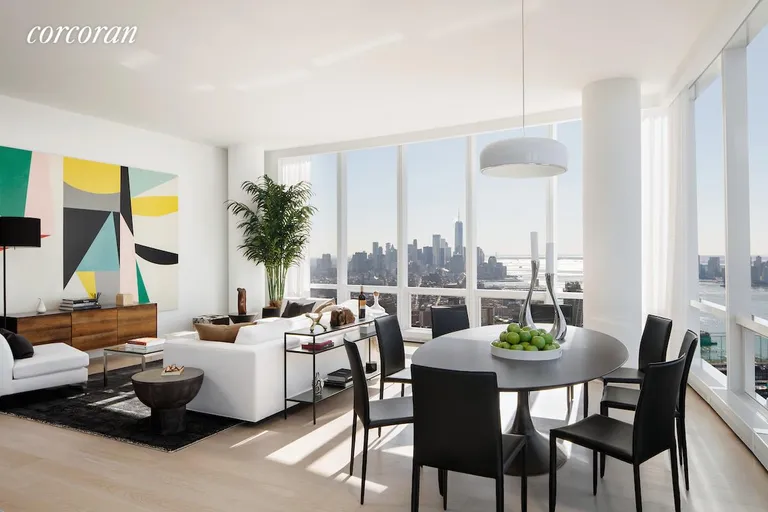 New York City Real Estate | View 15 Hudson Yards, 74B | Living Room | View 2