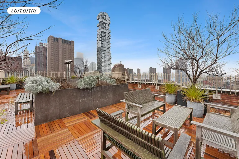 New York City Real Estate | View 395 Broadway, 7C | Roof Deck | View 9