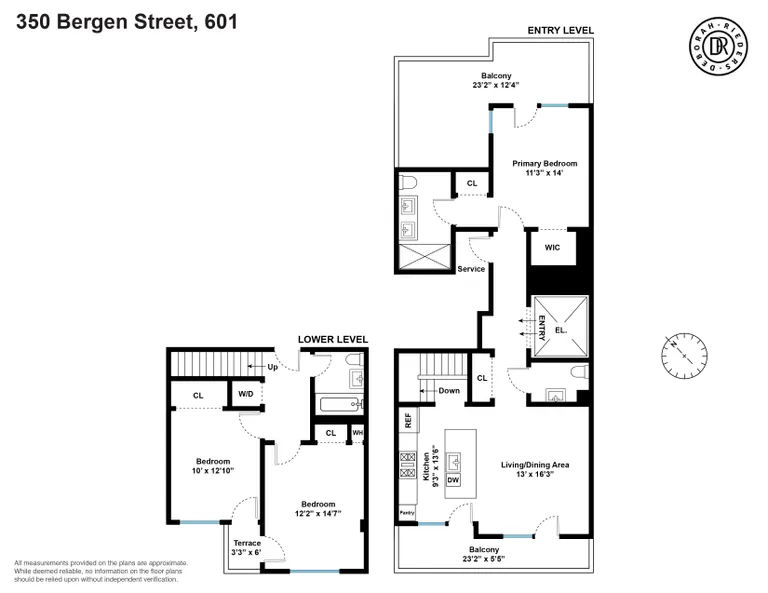 350 Bergen Street, 601 | floorplan | View 15