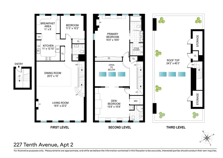 227 Tenth Avenue, PH | floorplan | View 23