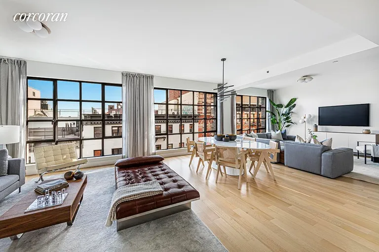 New York City Real Estate | View 147 Ludlow Street, PH | Living Room | View 4
