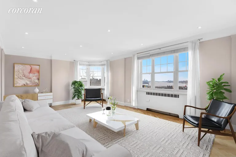 New York City Real Estate | View 120 Cabrini Boulevard, 83 | Sunken Living Room | View 2