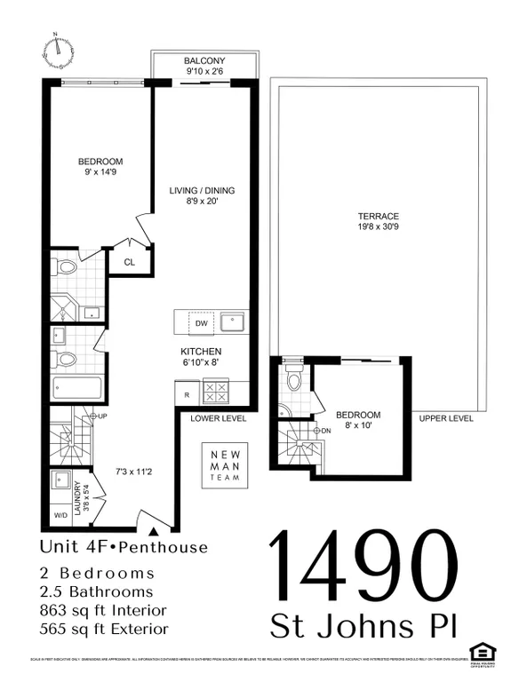 1490 Saint Johns Place, 4F | floorplan | View 8