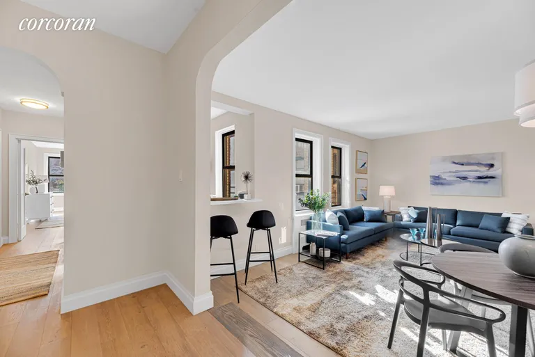 New York City Real Estate | View 95 Park Terrace East, 3A | Living Room | View 2