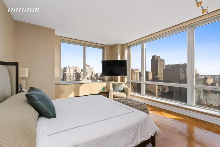 New York City Real Estate | View 401 East 60th Street, 19D | Primary Bedroom | View 5