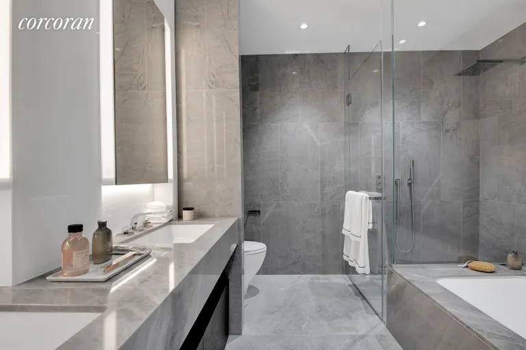 New York City Real Estate | View 15 Hudson Yards, 70F | Primary Bathroom | View 7
