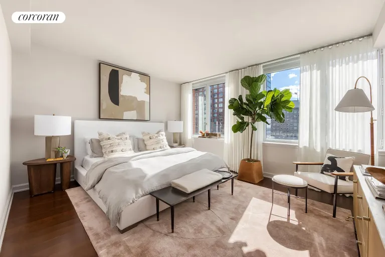 New York City Real Estate | View 20 River Terrace, 12A | Primary Bedroom | View 3