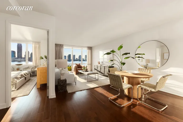 New York City Real Estate | View 20 River Terrace, 7J | Living Room | View 2