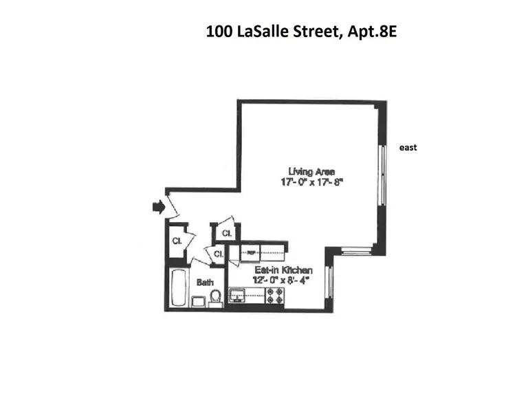 100 LaSalle Street, 8E | floorplan | View 5