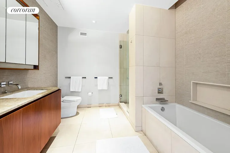 New York City Real Estate | View 555 West 59th Street, 24A | Full Bathroom | View 8