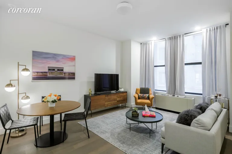 New York City Real Estate | View 25 Broad Street, 12R | 1 Bed, 2 Baths | View 1