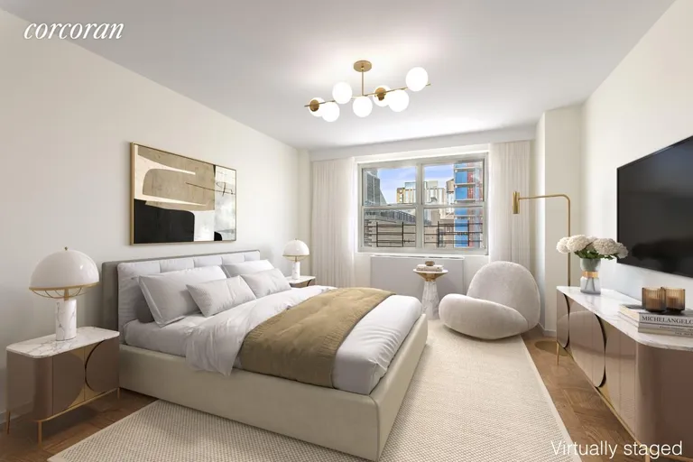 New York City Real Estate | View 200 East 24th Street, 908 | Primary Bathroom | View 4