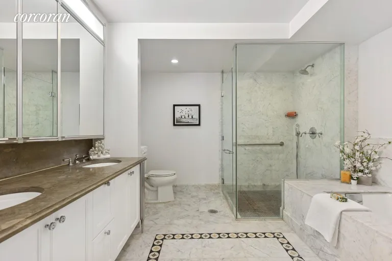 New York City Real Estate | View 205 West 76th Street, 804 | Primary Bathroom | View 7