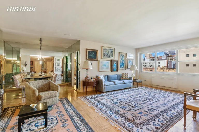 New York City Real Estate | View 70 East 10th Street, 11G | Living Room/Dining Room | View 2