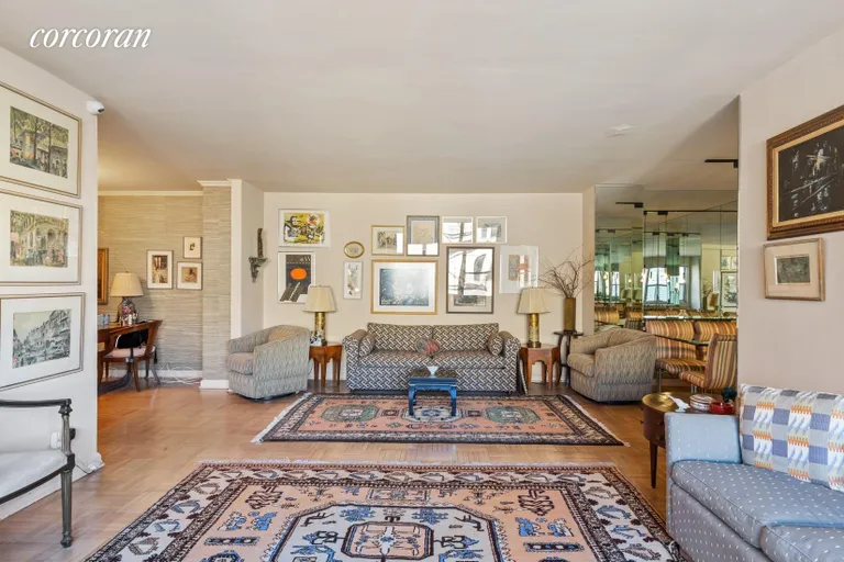 New York City Real Estate | View 70 East 10th Street, 11G | Living Room/Lounge Area | View 5