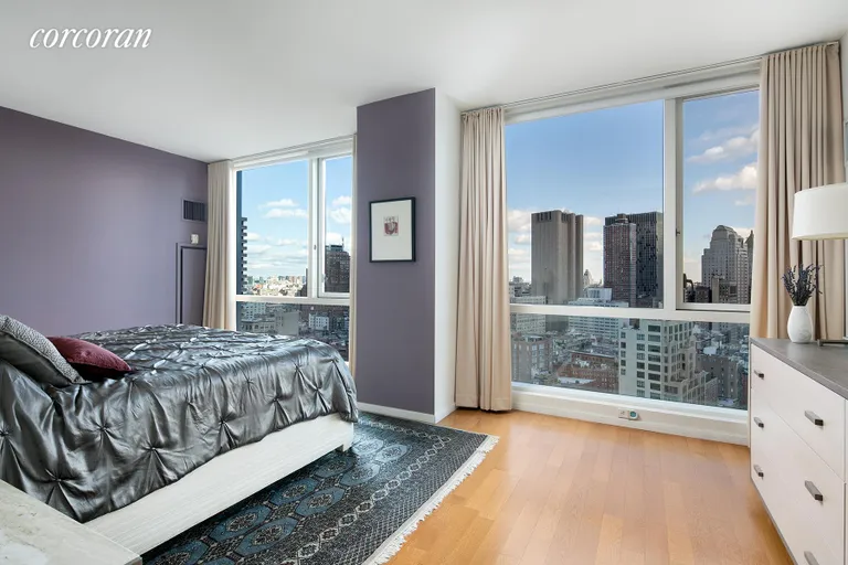 New York City Real Estate | View 200 Chambers Street, 29F | Primary Bedroom | View 5