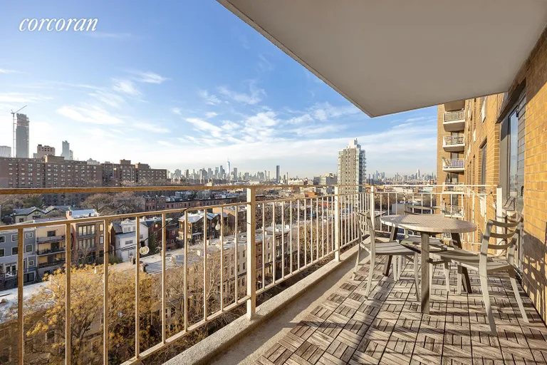 New York City Real Estate | View 185 Hall Street, 1008 | Spacious Private Terrace | View 11