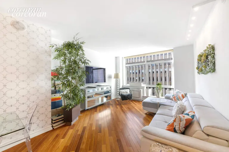 New York City Real Estate | View 303 East 43rd Street, 11C | Living Room | View 2