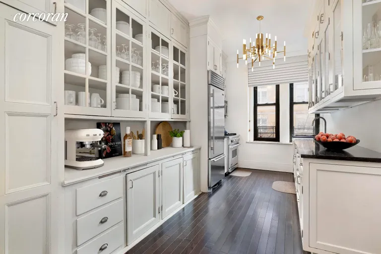 New York City Real Estate | View 465 West End Avenue, 4B | Large Windowed Kitchen | View 5