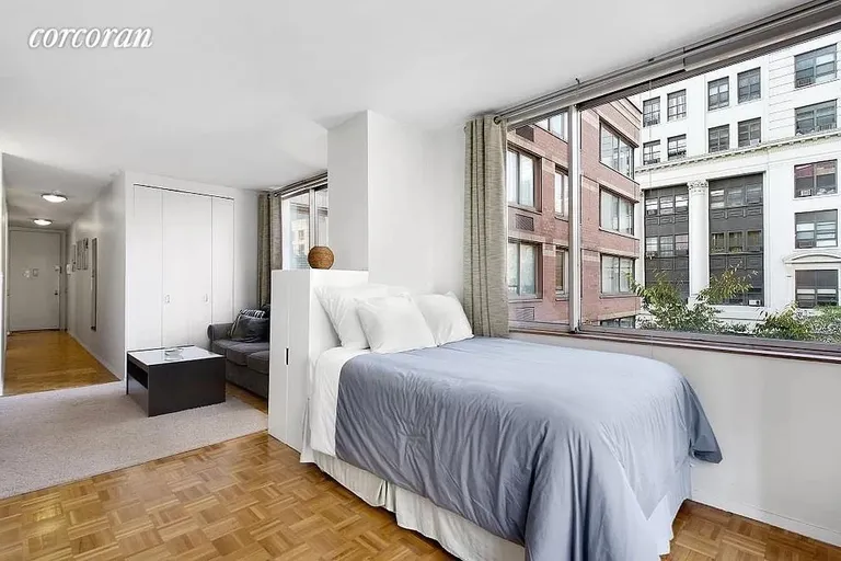 New York City Real Estate | View 350 West 50th Street, 4P | Living Room | View 2