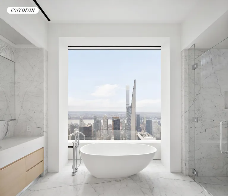 New York City Real Estate | View 432 Park Avenue, 71B | Primary Bathroom | View 26
