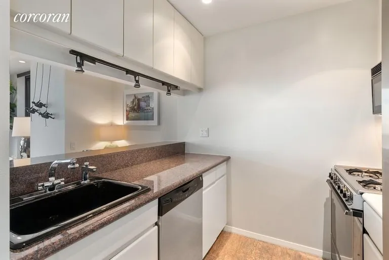 New York City Real Estate | View 100 United Nations Plaza, 29E | Pass-through kitchen w/ dishwasher | View 4