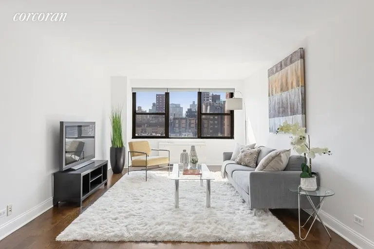 New York City Real Estate | View 200 East 27th Street, 10U | Living Room | View 2