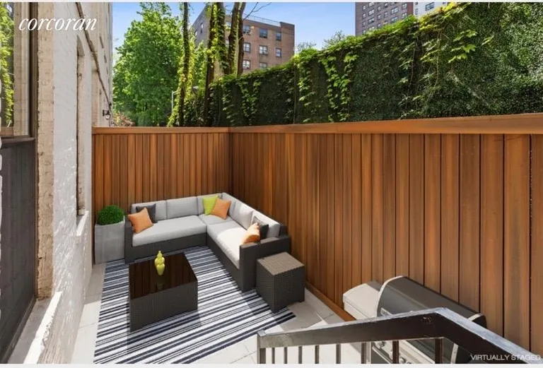 New York City Real Estate | View 422 West 20th Street, PARLORA | Large Private Patio | View 12