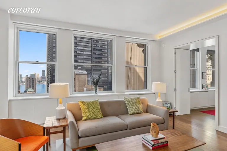 New York City Real Estate | View 55 Liberty Street, 27BC | Living Room | View 12