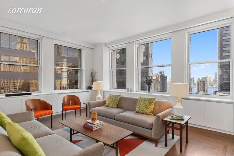 New York City Real Estate | View 55 Liberty Street, 27BC | Living Room | View 11