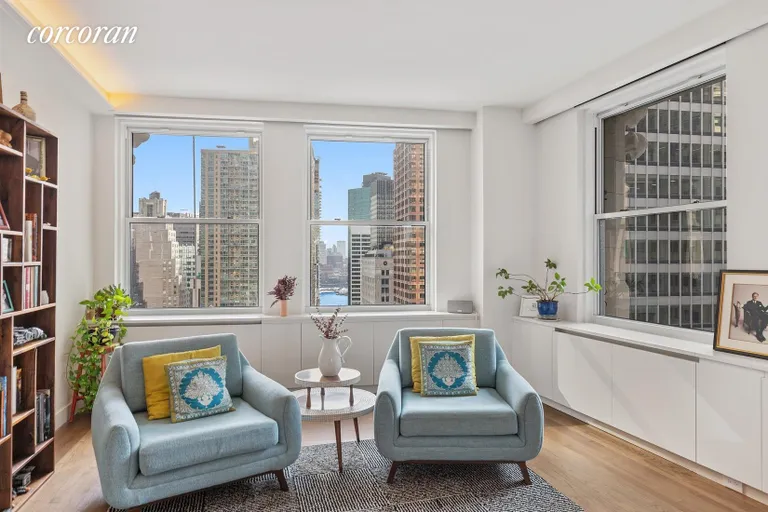 New York City Real Estate | View 55 Liberty Street, 27BC | Living Room | View 9