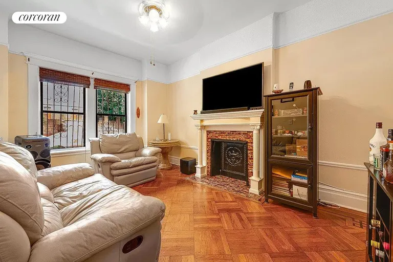 New York City Real Estate | View 1405 Prospect Place, B1 | Living Room | View 3