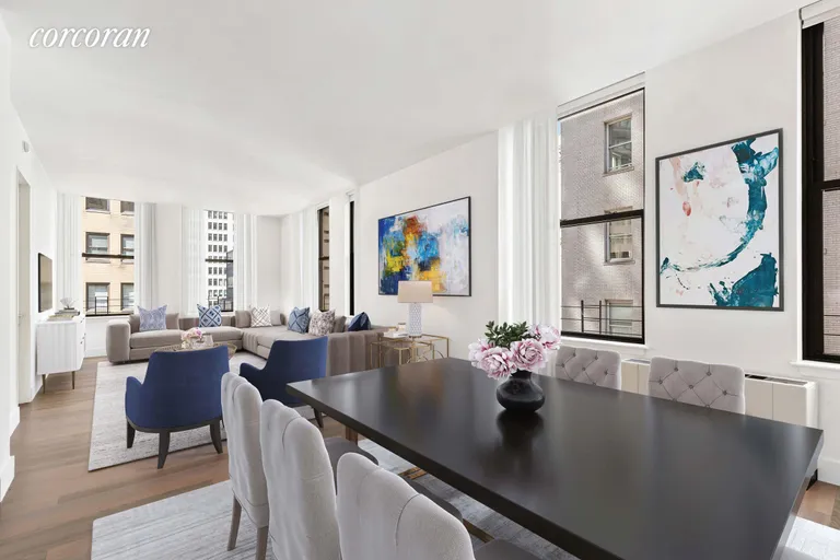 New York City Real Estate | View 25 Broad Street, 20F | 2 Beds, 2 Baths | View 1