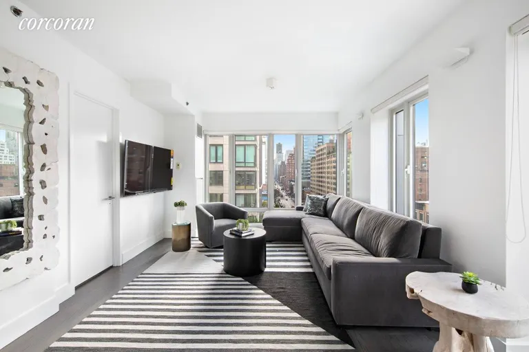 New York City Real Estate | View 303 East 77th Street, 10A | Living Room | View 2