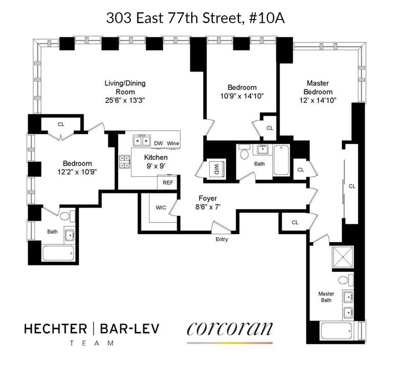 303 East 77th Street, 10A | floorplan | View 11