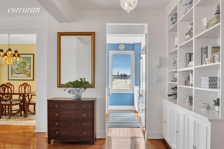 New York City Real Estate | View 1 Gracie Terrace, 7D | Entry Foyer / Kitchen Entrance | View 3
