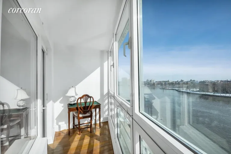 New York City Real Estate | View 1 Gracie Terrace, 7D | Enclosed Terrace / Home Office | View 7