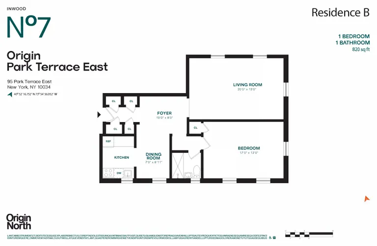 95 Park Terrace East, 4B | floorplan | View 6