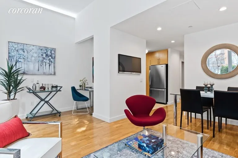 New York City Real Estate | View 415 Main Street, 1A | Living Room | View 2