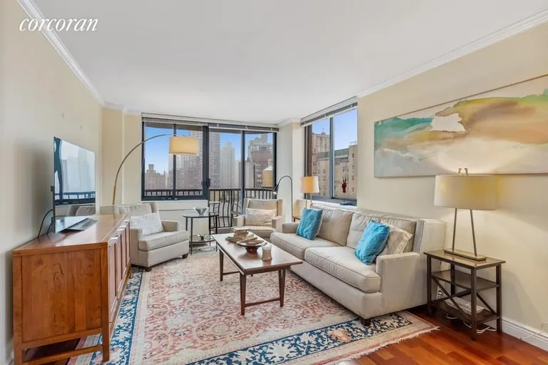 New York City Real Estate | View 343 East 74th Street, 17B | Living Room | View 2