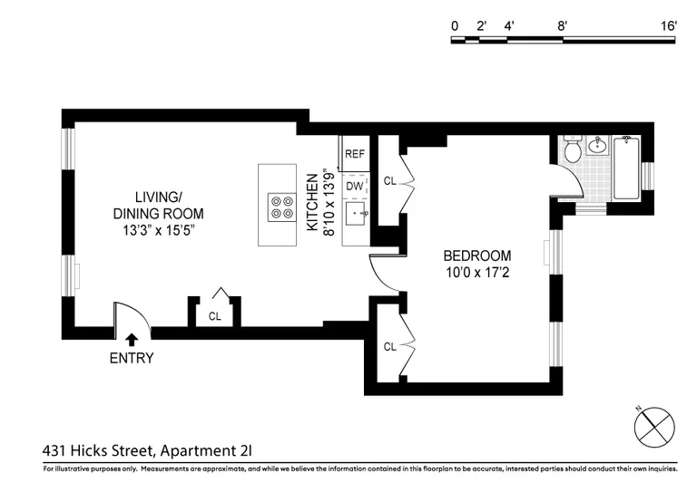 431 Hicks Street, 2I | floorplan | View 10