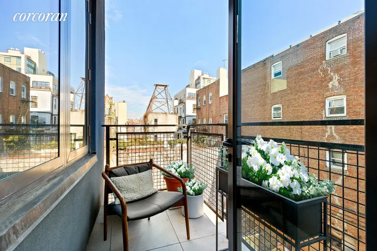 New York City Real Estate | View 161 Columbia Street, 3B | Balcony | View 7