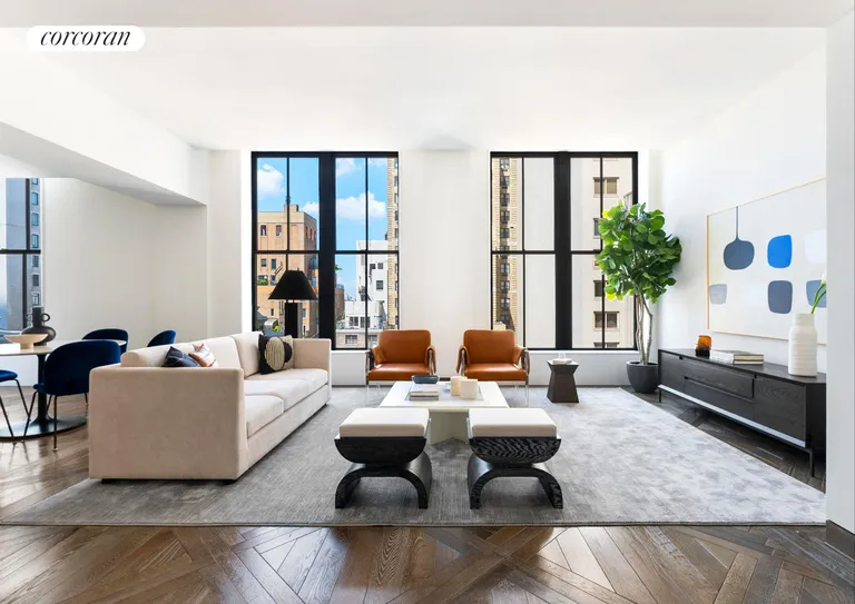 New York City Real Estate | View 111 West 57th Street, 17N | 2 Beds, 2 Baths | View 1