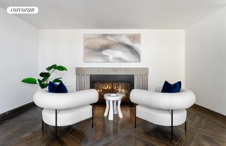 New York City Real Estate | View 111 West 57th Street, 17N | Fireplace | View 3