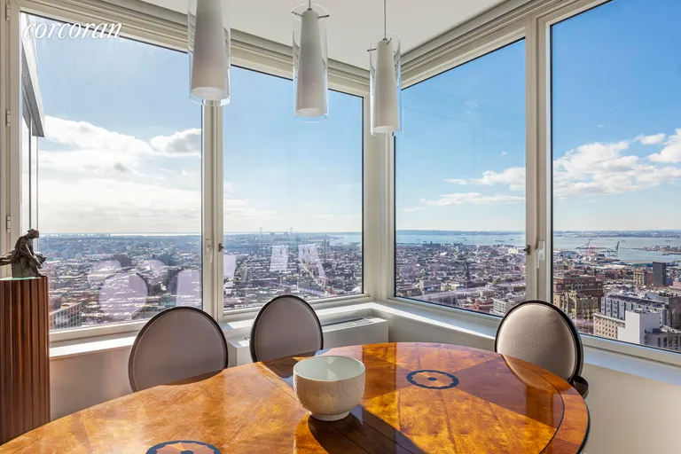 New York City Real Estate | View 388 Bridge Street, 39AB | Dining Area | View 7