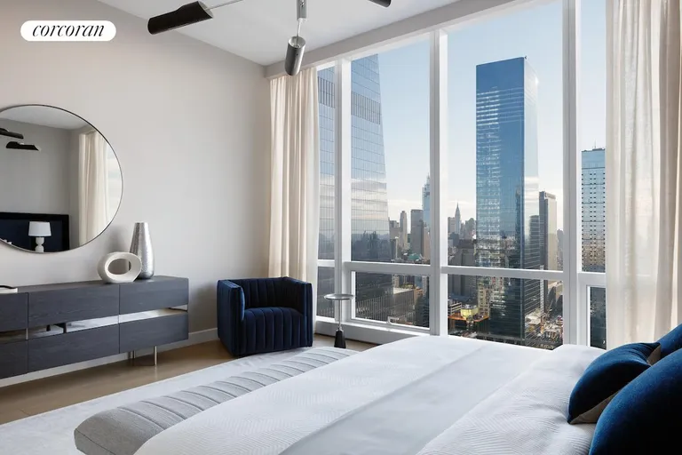 New York City Real Estate | View 15 Hudson Yards, 66E | Bedroom | View 7
