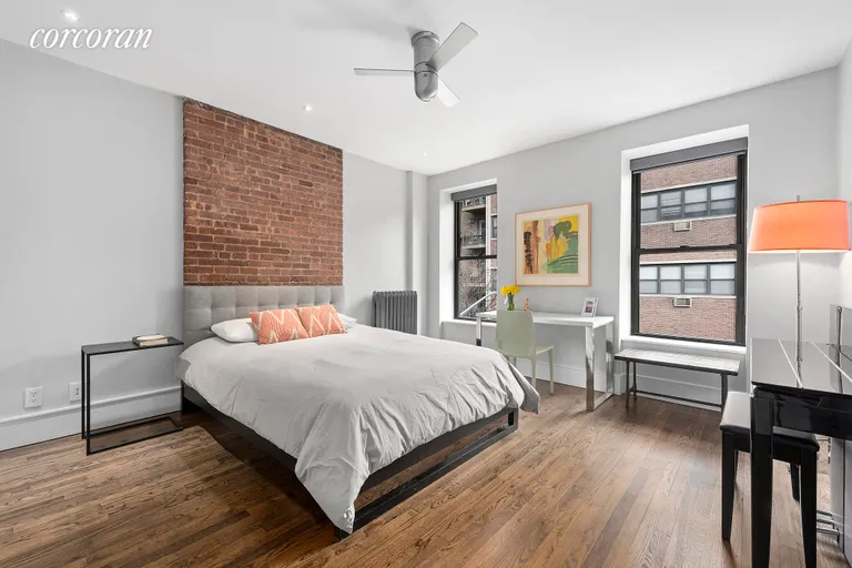 New York City Real Estate | View 438 West 47th Street, 3A | South Facing Bedroom | View 3