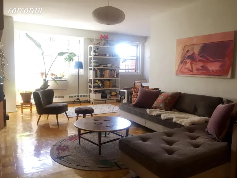 New York City Real Estate | View 175 Willoughby Street, 5H | Bright Living Room | View 4